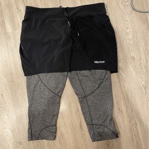 Marmot skirt and leggings